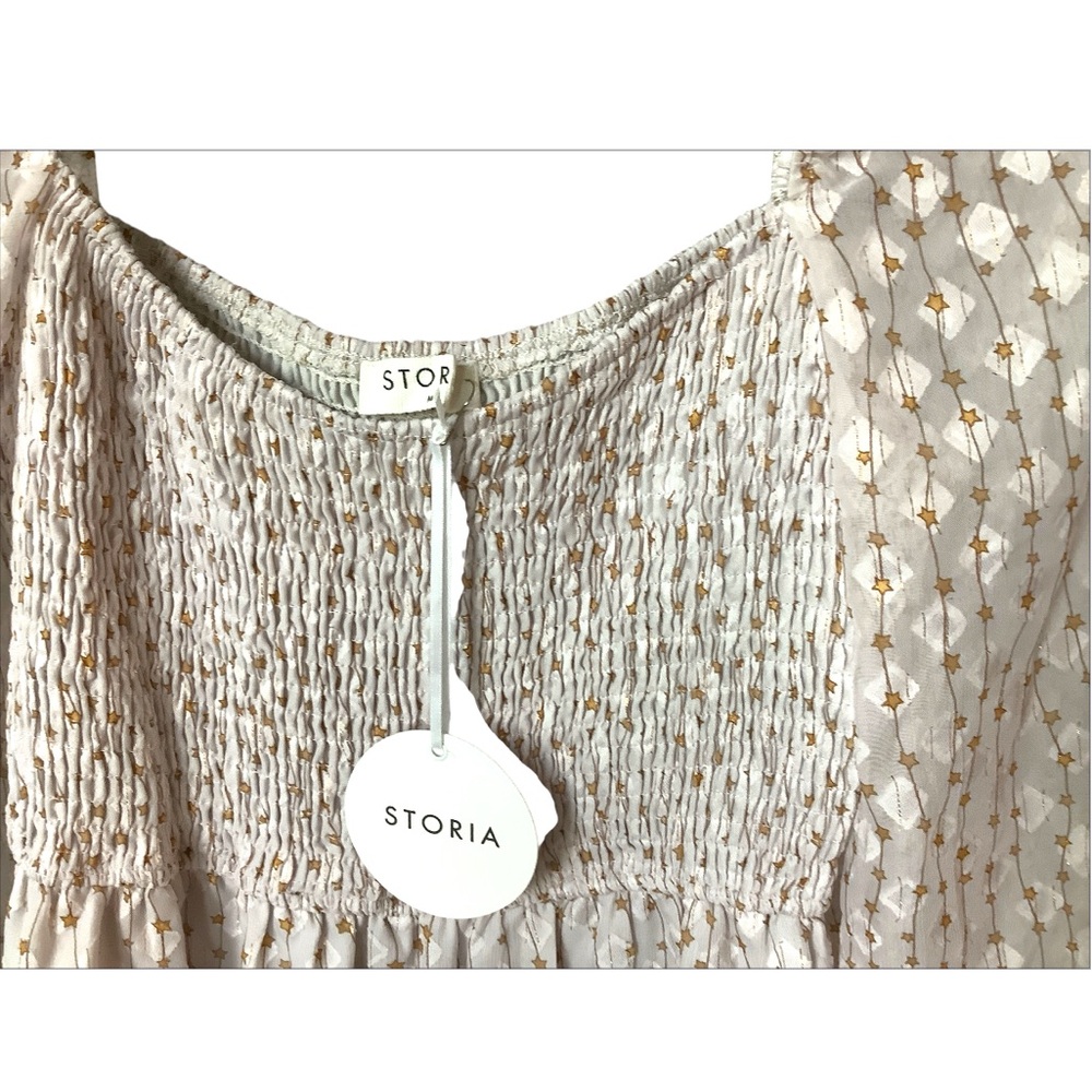 STORIA Star Dress Sparkle Whimsical Celestial Mystical Ethereal Fairy Medium - Picture 12 of 16